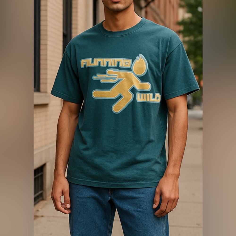 Travis Scott Cactus Trails Running Wild T-shirt crew neck